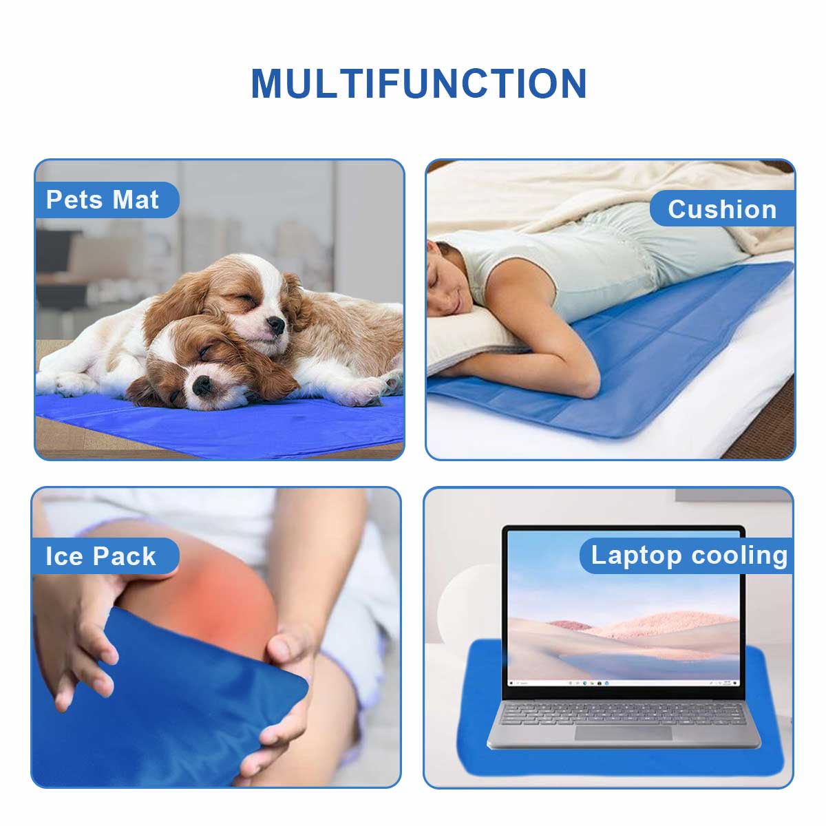 Cool Care Technologies Pillow Cooling Pad - Pressure Activated Gel